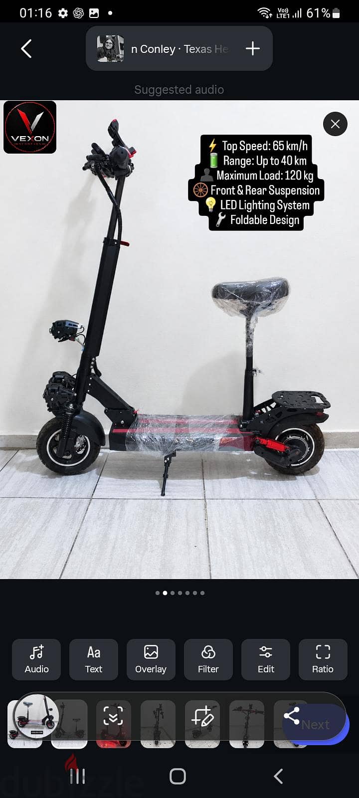 Niyazi Electric Scooter for Sale 7