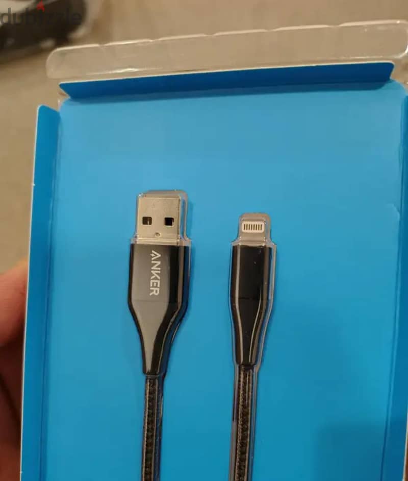Power line + II with Lightning Connector with Apple 12W adapter 1