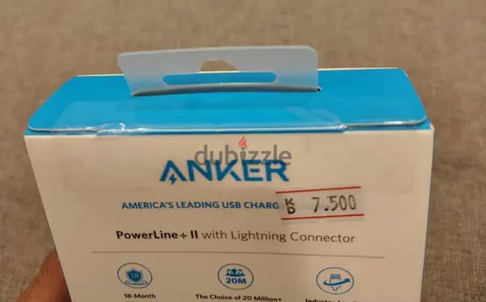 Power line + II with Lightning Connector with Apple 12W adapter 2