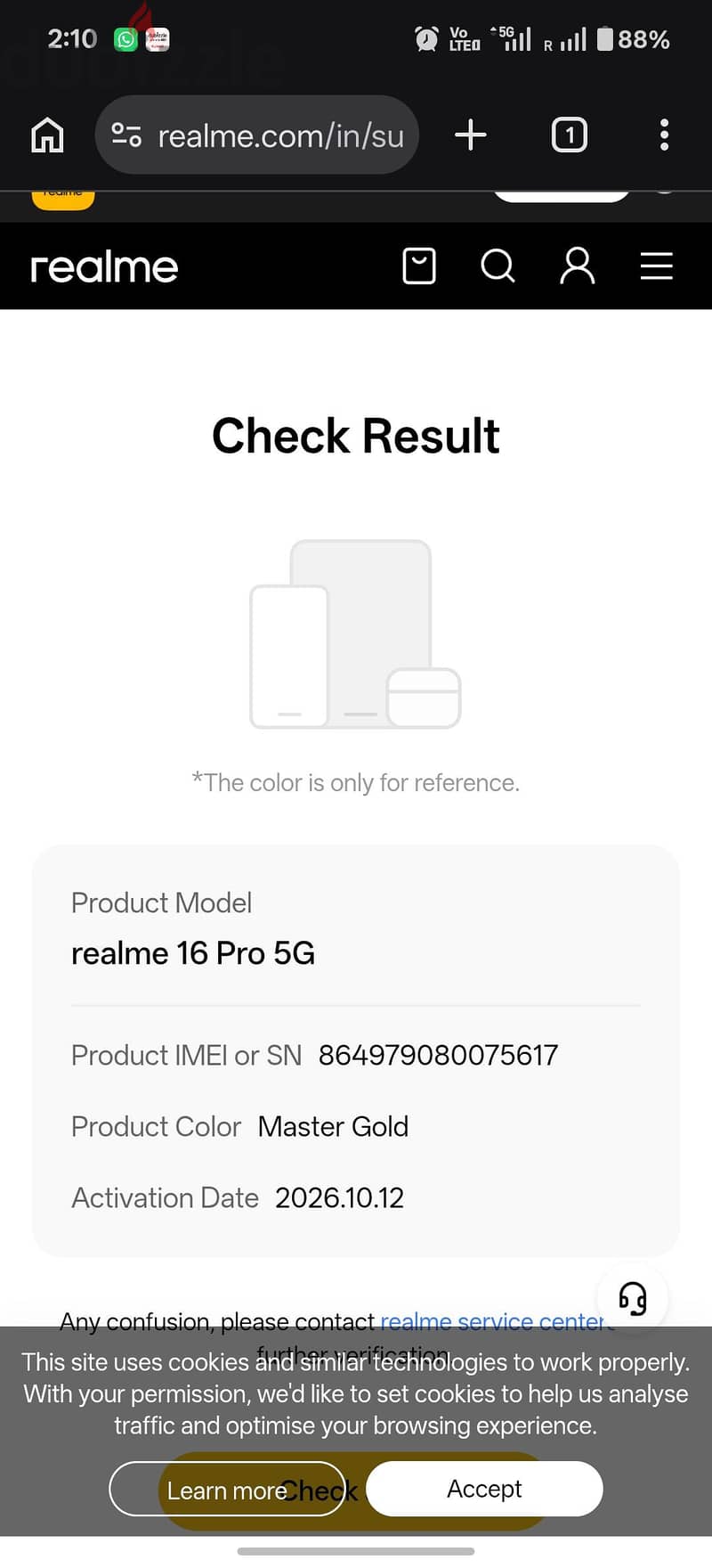 Realme 16 pro 5g ( international version ) 6