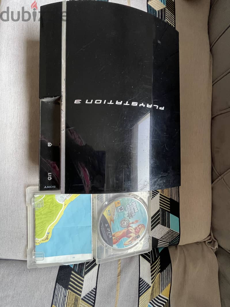 PlayStation 3 with gta cd without remote controller 2