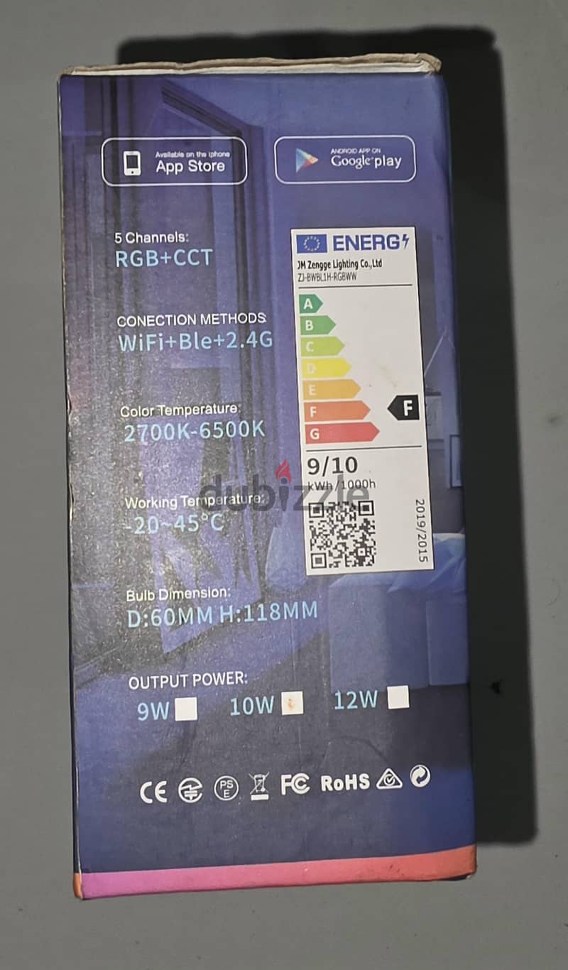 Selling Smart bulbs light 5 bulbs with remote control 1