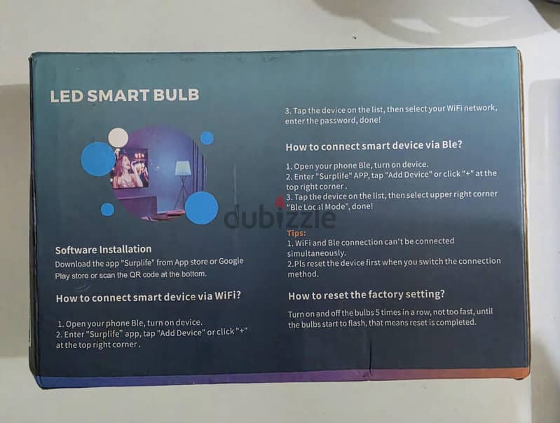 Selling Smart bulbs light 5 bulbs with remote control 2