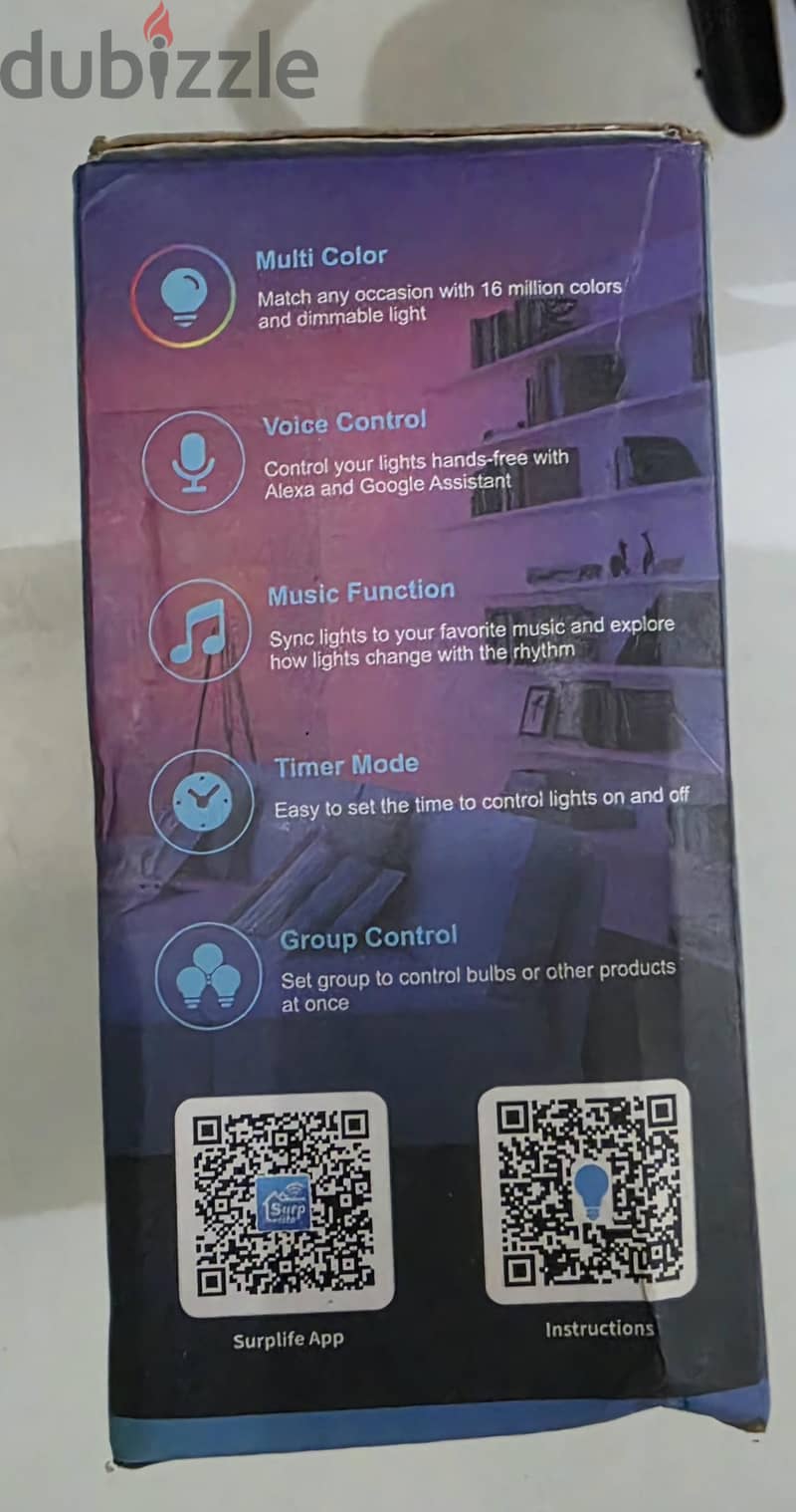 Selling Smart bulbs light 5 bulbs with remote control 3