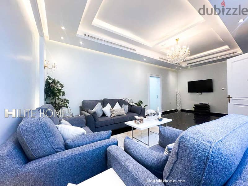 Brand new Two bedroom floor with spacious Roof top for rent in Mishref 2