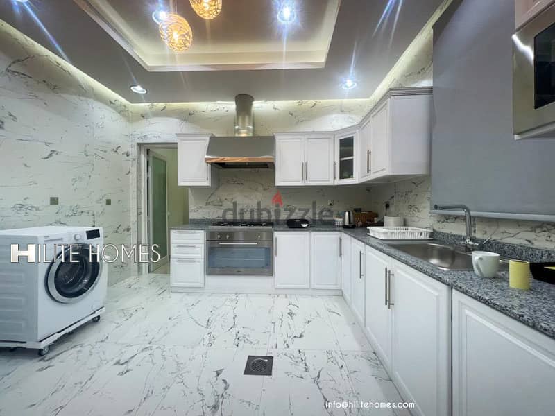 Brand new Two bedroom floor with spacious Roof top for rent in Mishref 5
