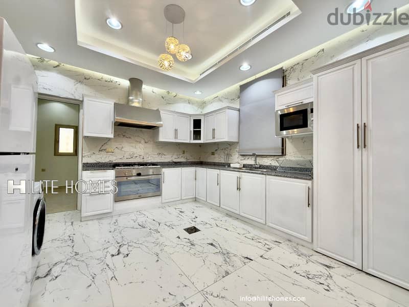 Brand new Two bedroom floor with spacious Roof top for rent in Mishref 8