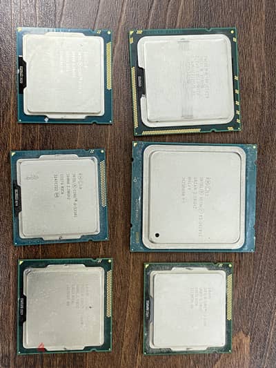 CPU i5  and xenon