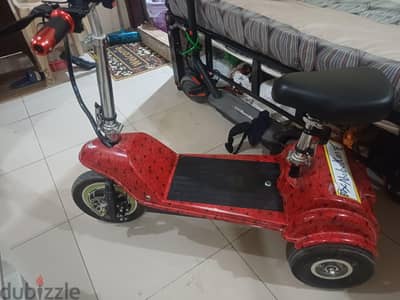 3 powerful battery + 3 gares electric scouter with orignl charger