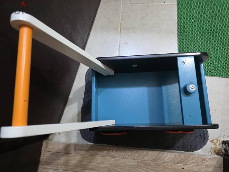 [FOR SALE] Children's Wooden Police Wagon / Walker 2