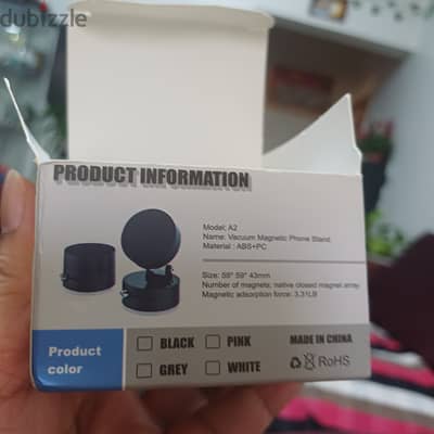 A2 Vacuum Magnetic Phone Stand – Brand New / Unused