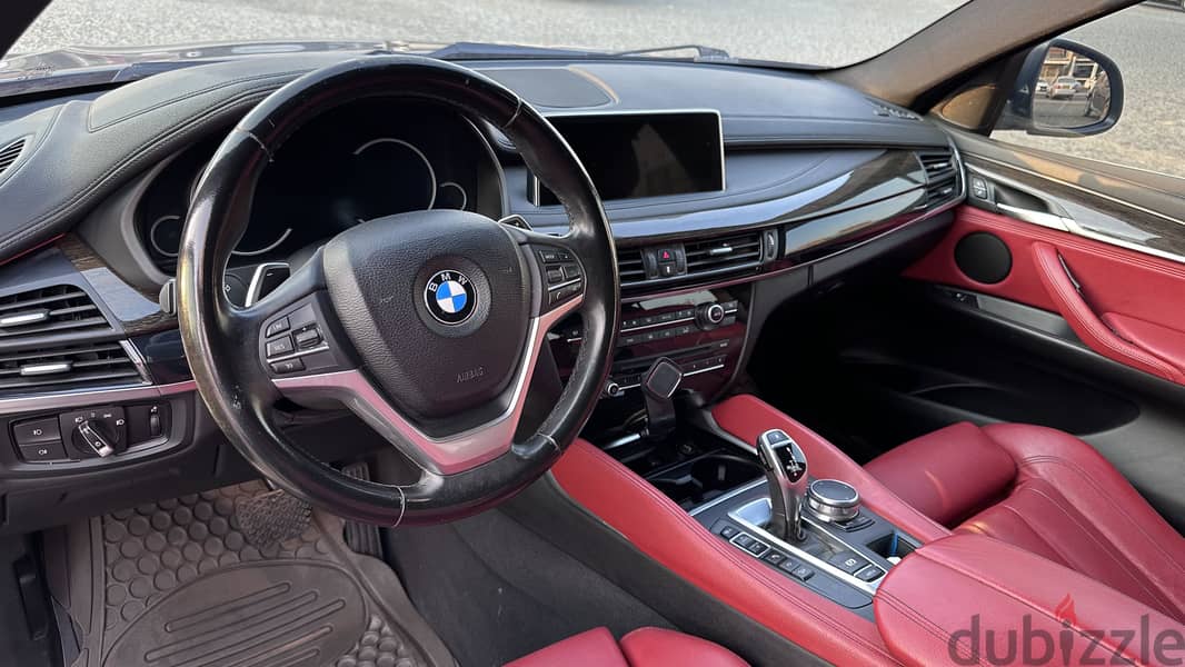 للبيع BMW X6 xDrive35i موديل 2017، 6 سلندر 10