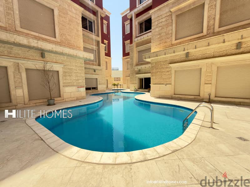 2 bedroom sea view compound apartments for rent in Al-Bida 10