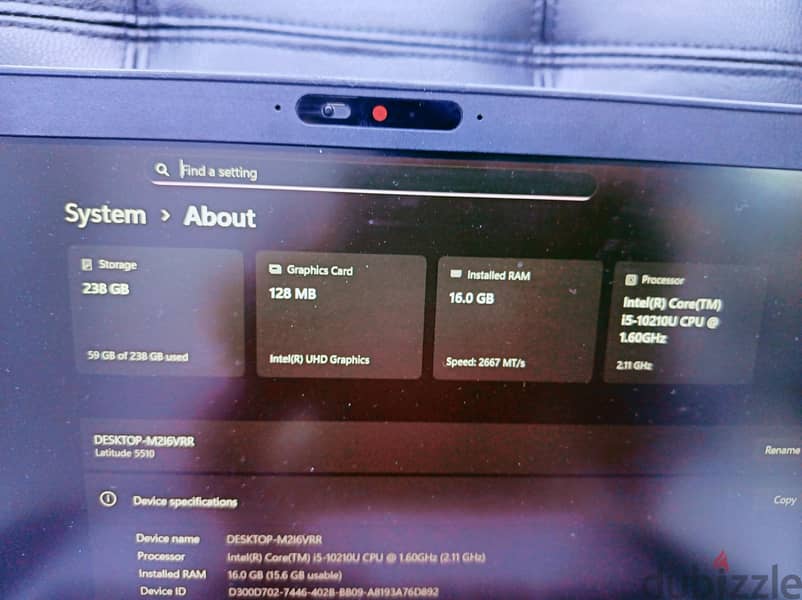 dell latitude 5510 i5 10th gen 3