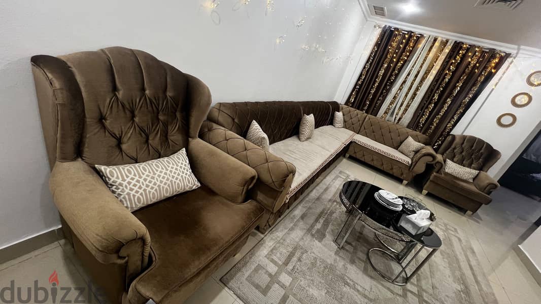 Sofa Set & Table 1