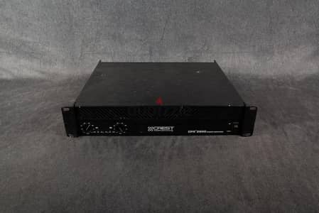 crest aaudio pawer amp. 2600 watts. subwoofer out and full range out