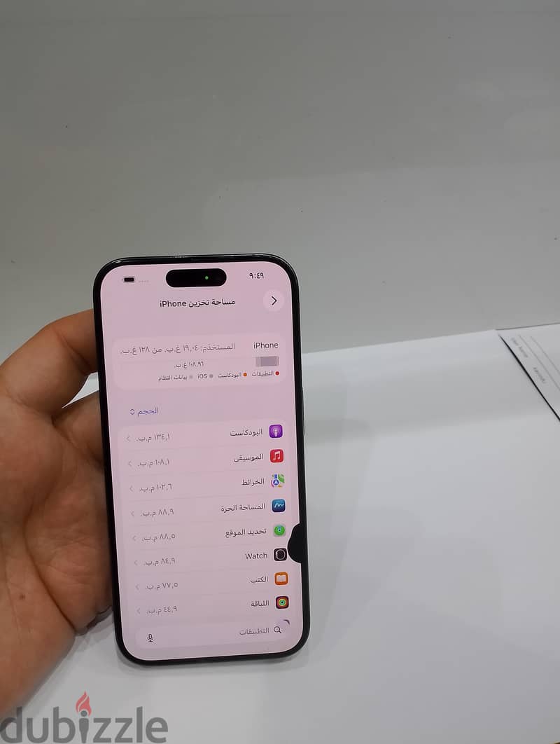 iPhone 15pro 128GB 9