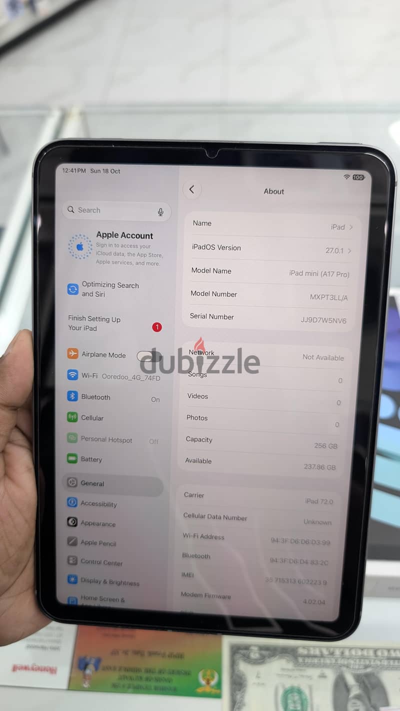 Apple ipad mini A17 pro Cellular 4