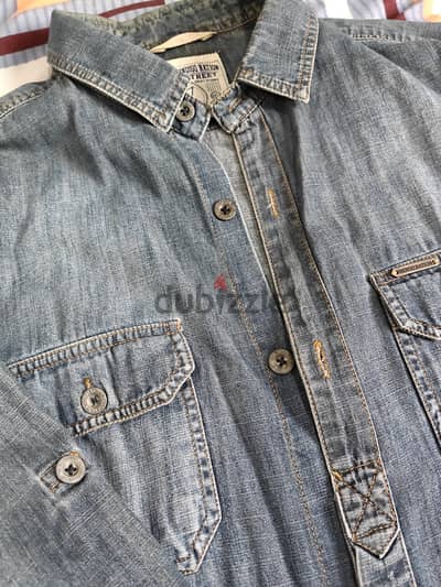 denim style jacket shirt branded indigo nation