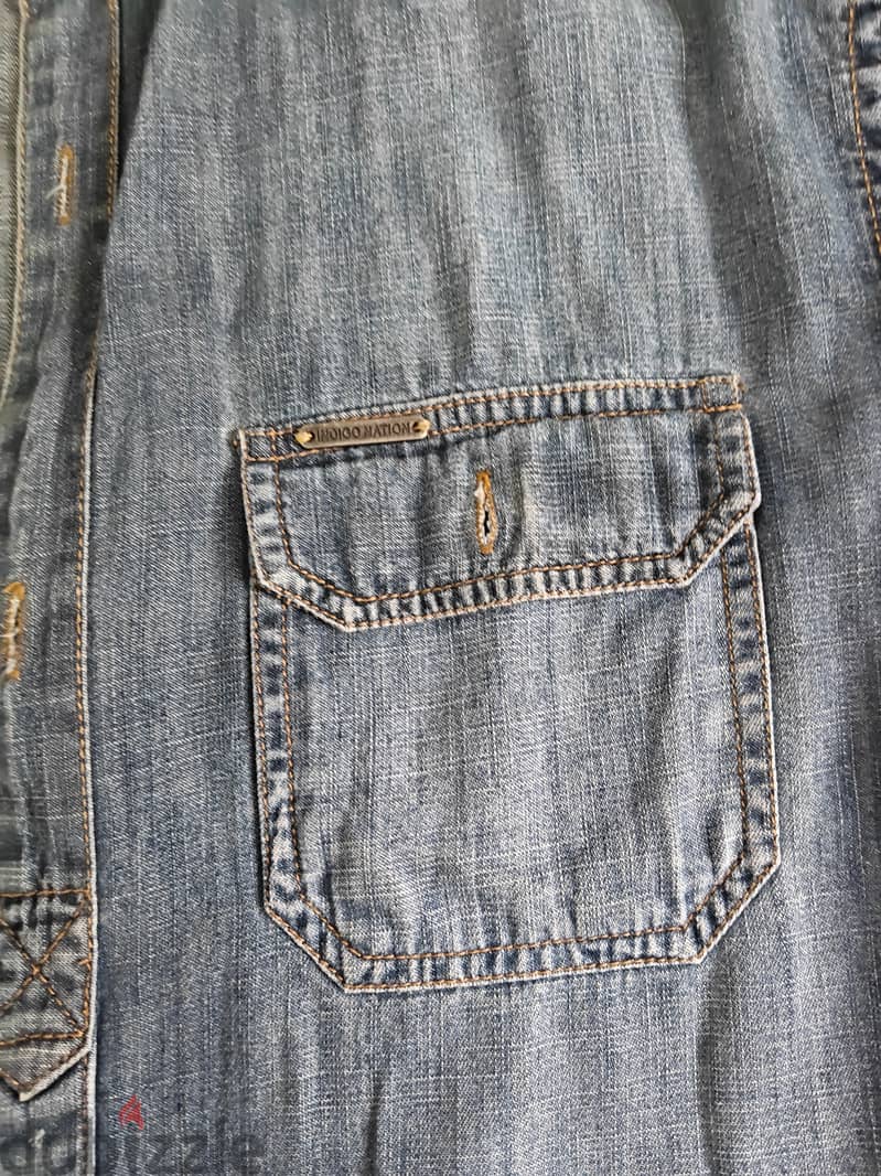 denim style jacket shirt branded indigo nation 1