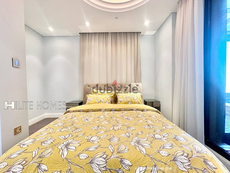 Seaview Furnished 3-Bedroom Floor with Private Pool in Salmiya 8