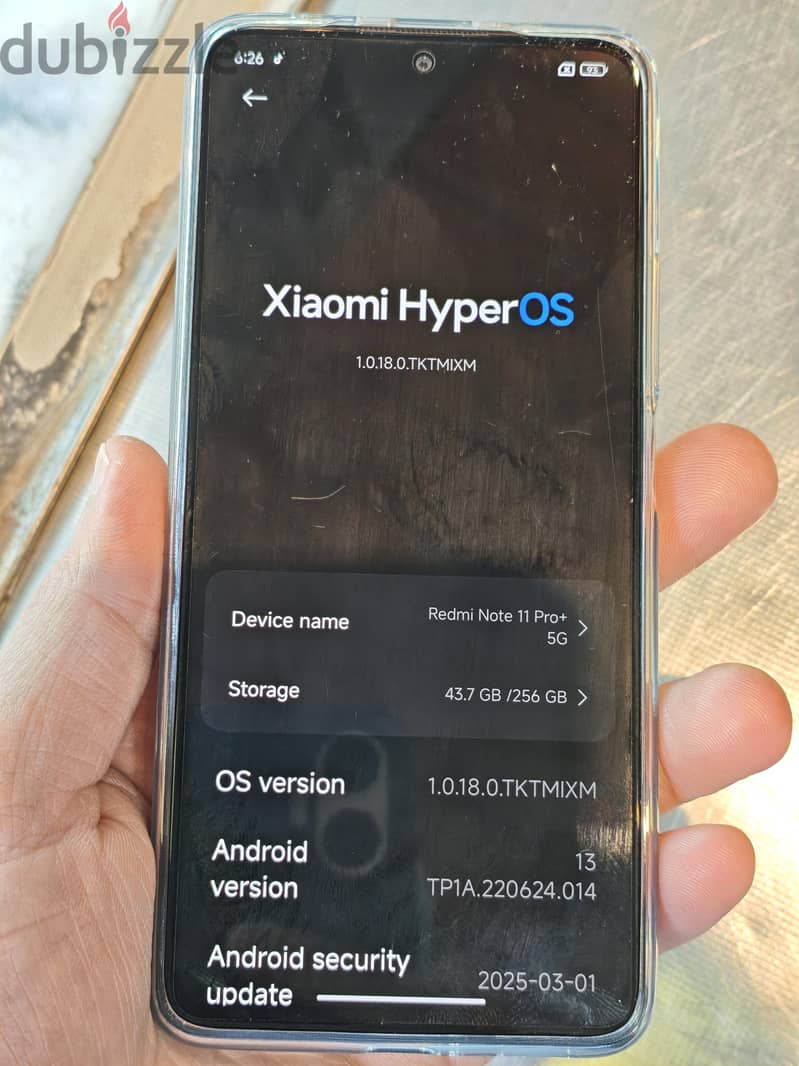 Redmi note 11 pro plus 5g 8/256 GB  Like new 6