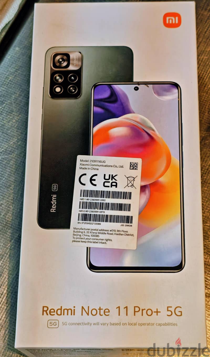 Redmi note 11 pro plus 5g 8/256 GB  Like new 11