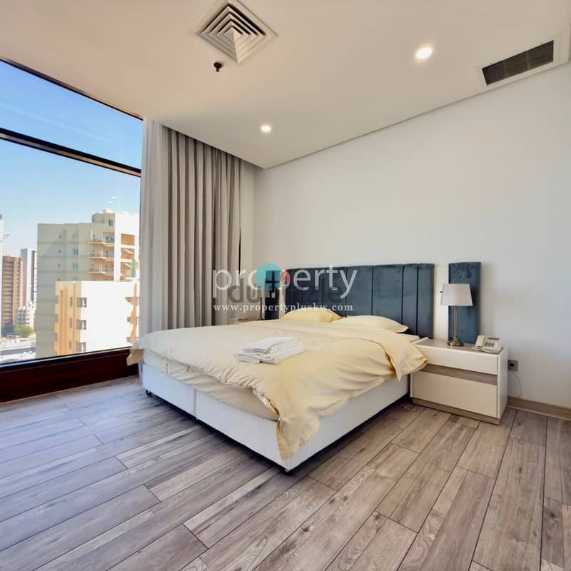 Fully furnished luxury one Bedroom Serviced Apartment For Rent in Bnei 2