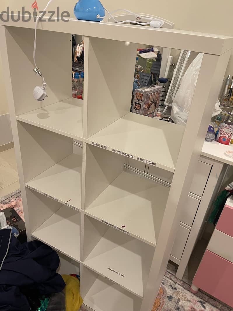 pottery barn bunk bed with mattress, study table with light 1