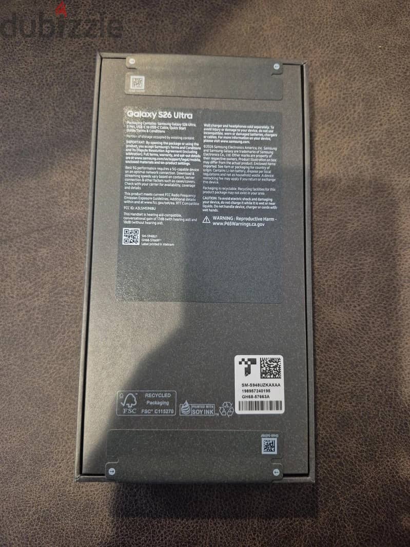 Samsung Galaxy S26 Ultra 256gb Unlocked Brand new sealed with warranty 1