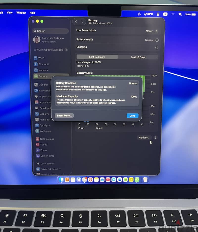 Macbook air M4 13.6" 16/512 3