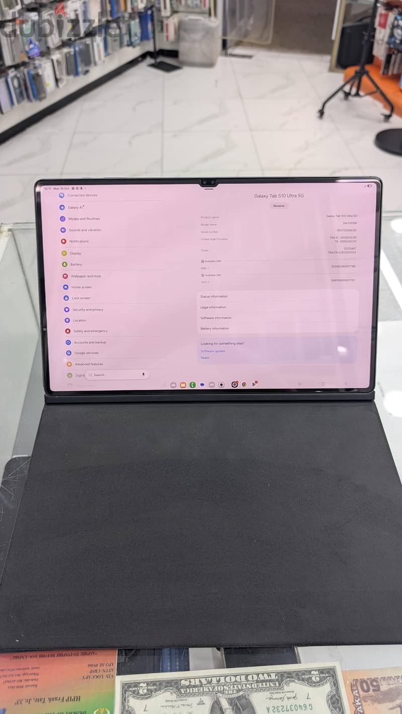 Samsung Galaxy tab S10 ULTRA 5G 7