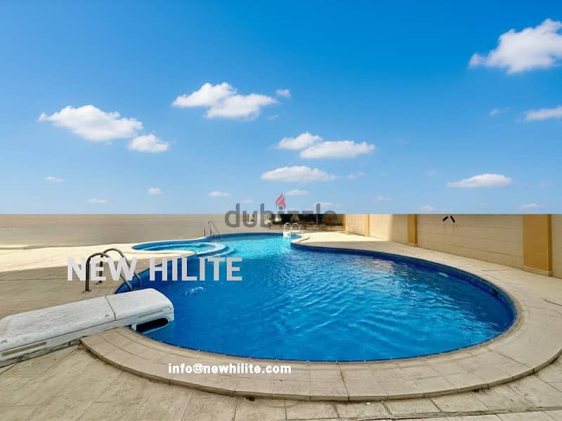 Furnished and unfurnished three bedroom apartment for rent in Fintas 7