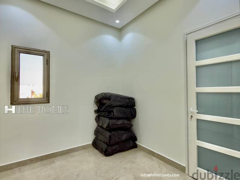 Brand new Two bedroom floor with spacious Roof top for rent in Mishref 12