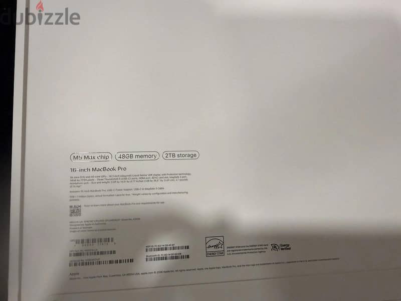 2026 Apple MacBook Pro M5 Max 48GB Ram 2TB SSD Brand new sealed 1
