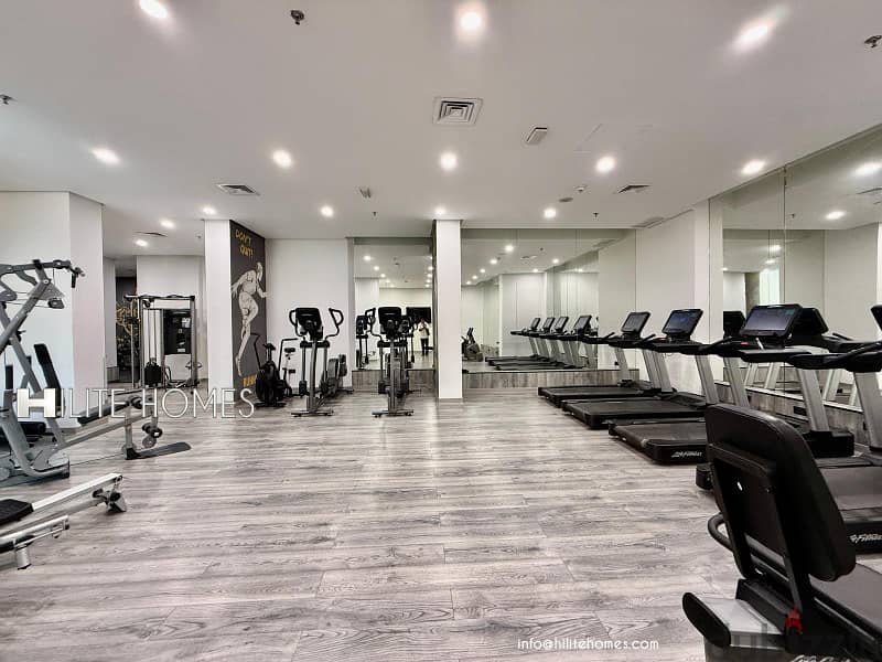 Semi Furnished one bedroom apartment for Rent in Mahboula 8