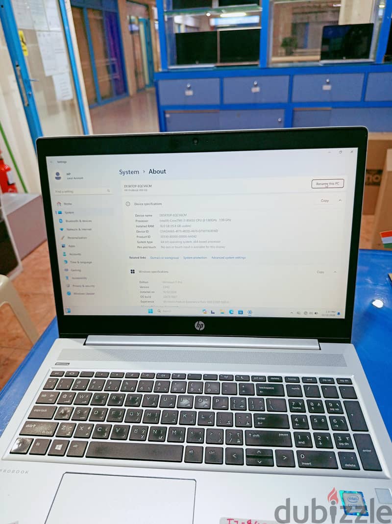 HP Probook 450 G6 i7 8th gen 1