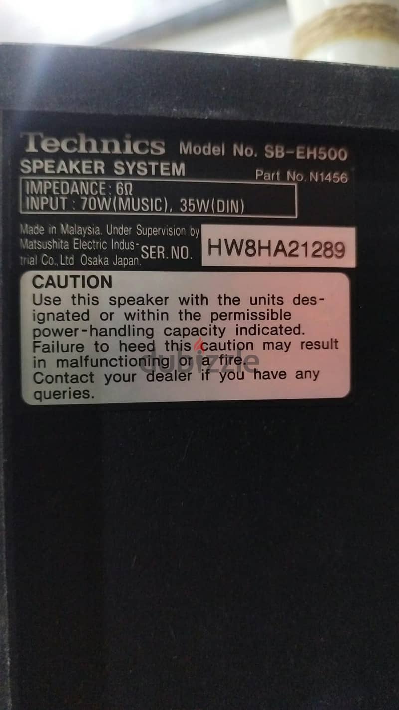 technics speaker sale 3
