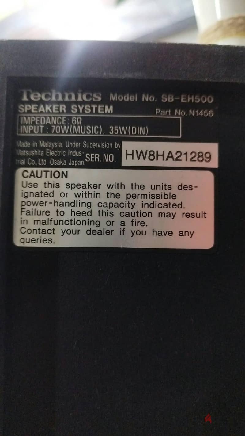 technics speaker sale 5