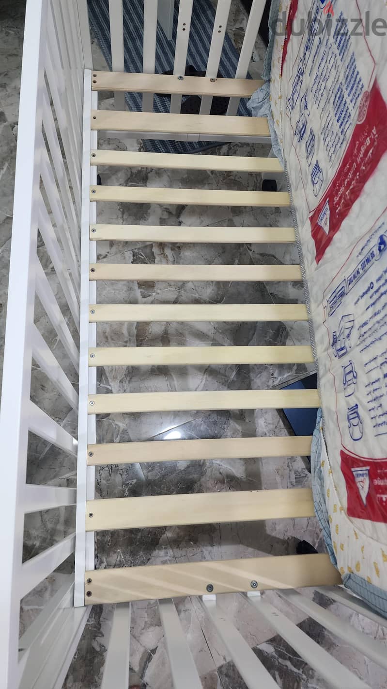 BABY COT BED WITH MATTRESS/ WALKER/CHAIR 2