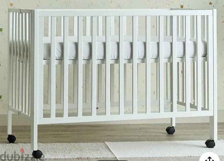 BABY COT BED WITH MATTRESS/ WALKER/CHAIR 3