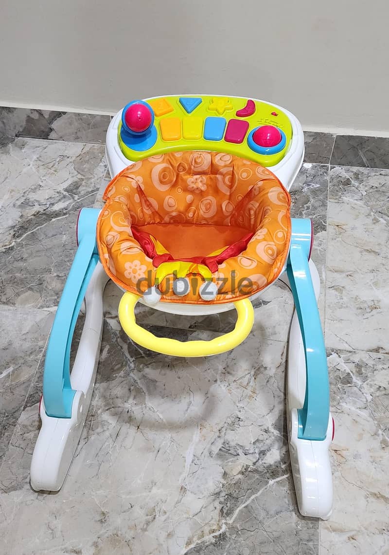 BABY COT BED WITH MATTRESS/ WALKER/CHAIR 6