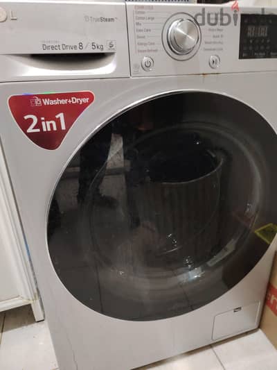 LG front door washing machine 5 kg. we'll conditiion