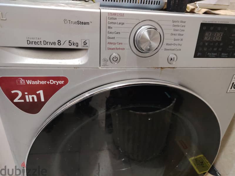 LG front door washing machine 5 kg. we'll conditiion 1