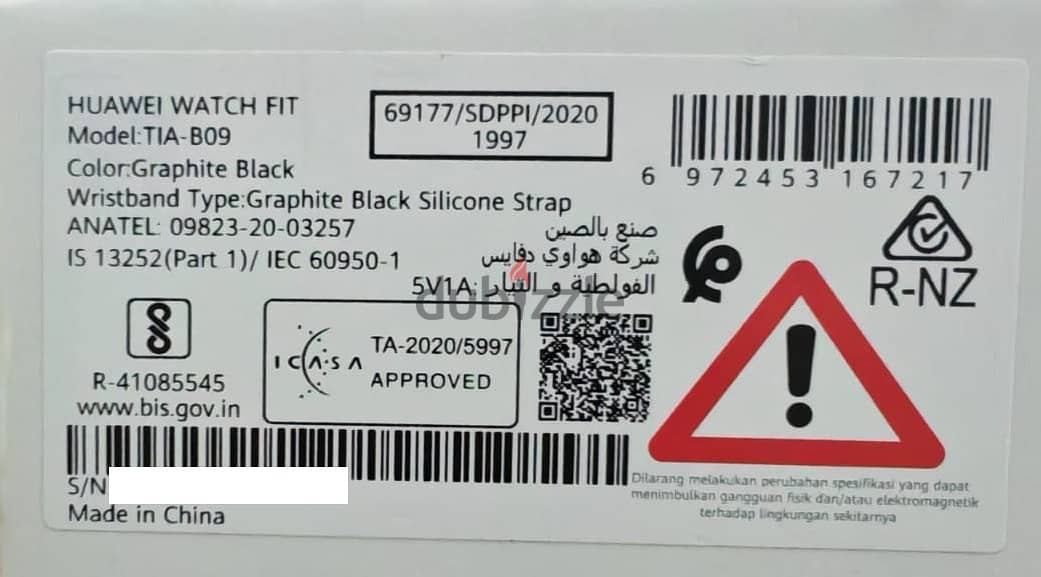 Huawei Watch Fit Black Color 4