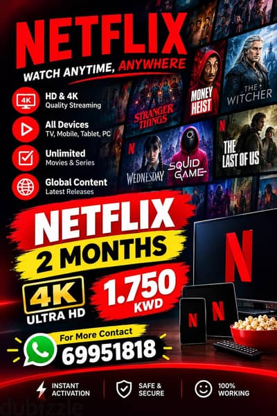 netflix 2months 4k