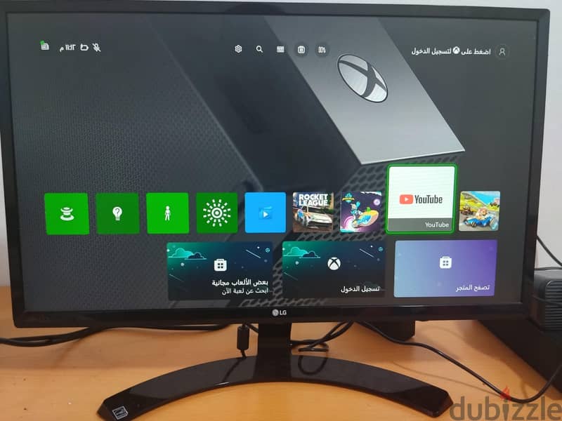 LG MONITOR FHD 24 INCHES شاشة ال جي ٢٤ بوصة 1