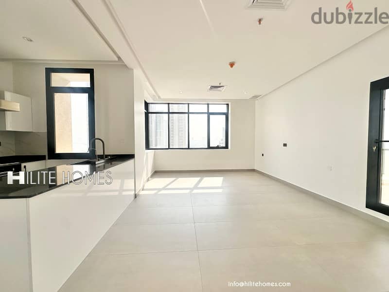 Brand new one bedroom un furnished apartment for rent in Kuwait City 2