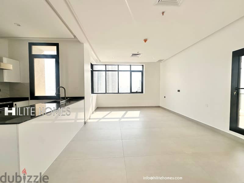 Brand new one bedroom un furnished apartment for rent in Kuwait City 2
