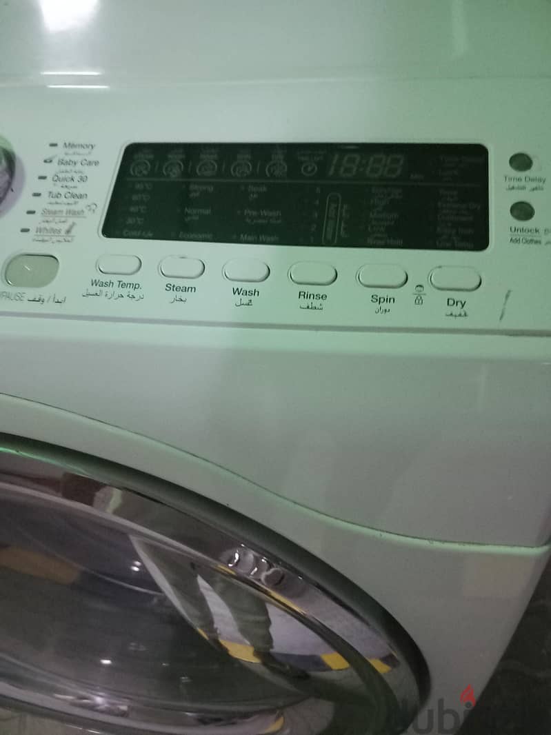Daewoo 12 kg very good condition wash and dry 2